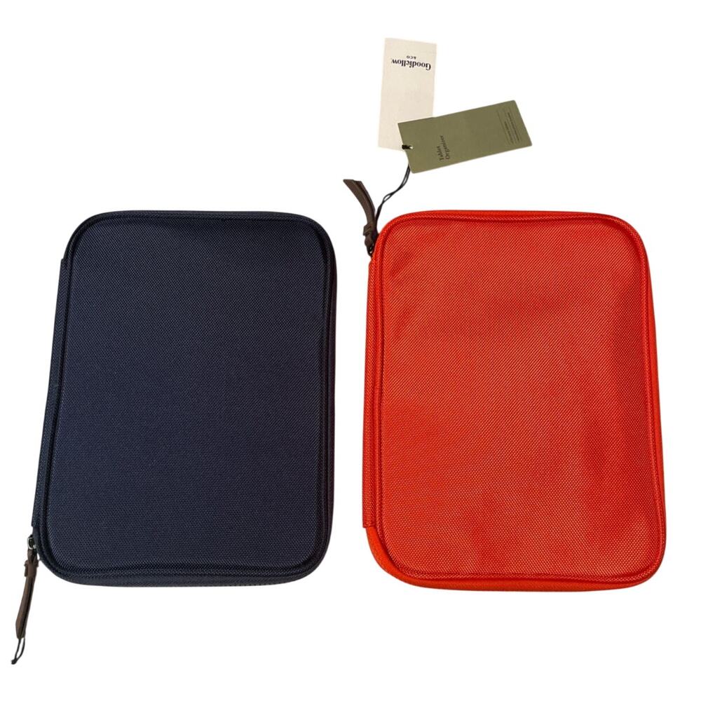 Goodfellow Men’s Travel Tech Organizer Wallet. 11” x 8”   2 colors Navy & Red